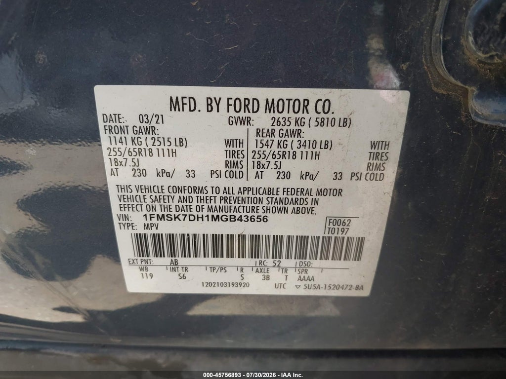 2021 Ford Explorer XLT photo 9