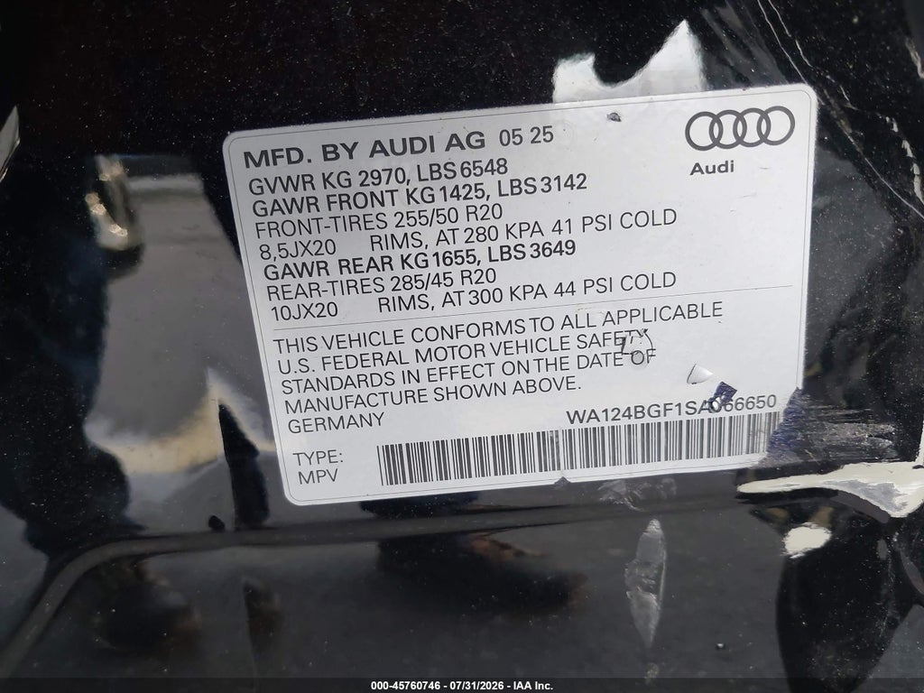 2025 Audi Q6 E-Tron Premium Plus Quattro photo 9