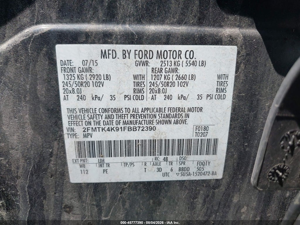 2015 Ford Edge Titanium photo 9