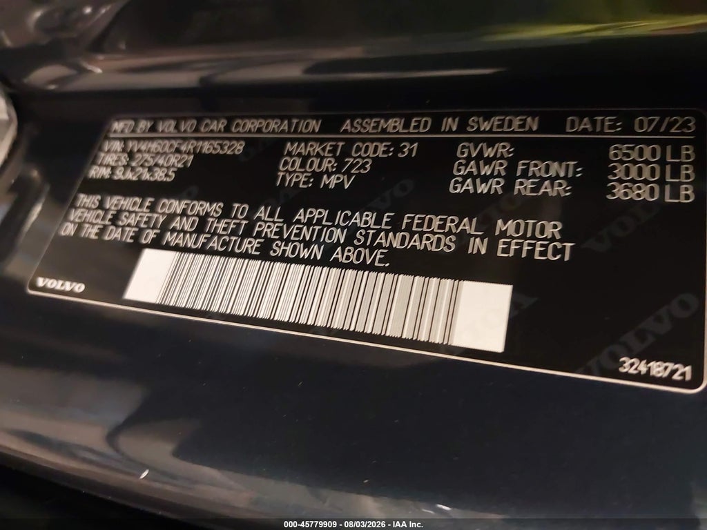 2024 Volvo XC90 Recharge Plug-IN Hybrid T8 Ultimate Bright Theme 7-Seater photo 9