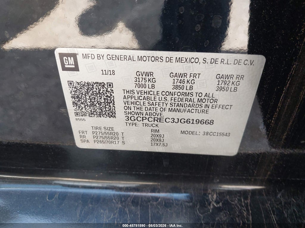2018 Chevrolet Silverado 1500 1LT photo 9