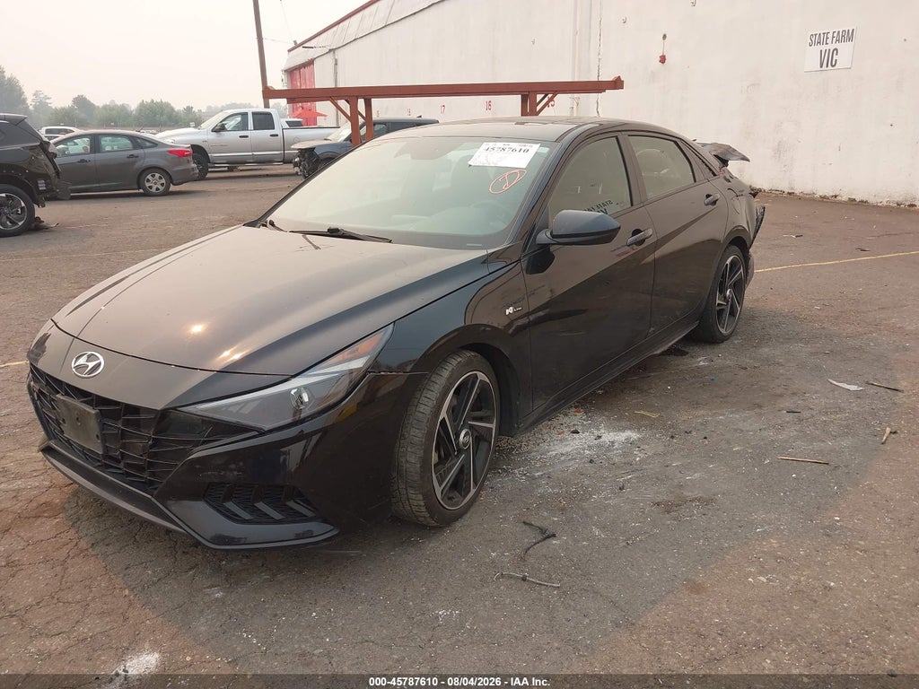 2022 Hyundai Elantra N Line photo 2