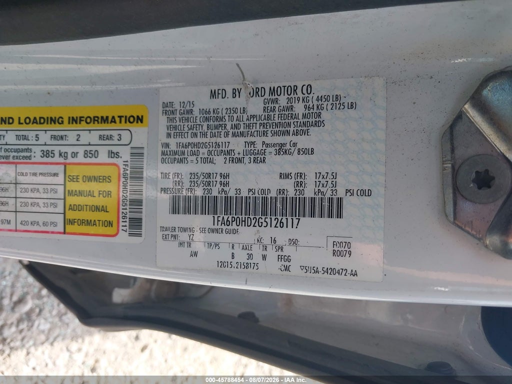 2016 Ford Fusion SE photo 9