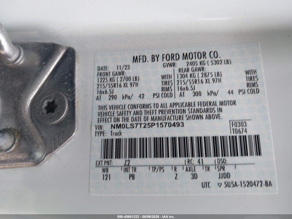 2023 Ford Transit Connect XLT photo 9