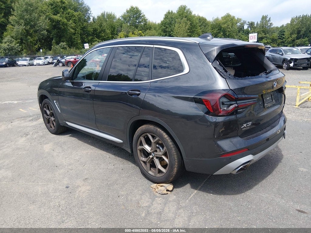 2022 BMW X3 XDRIVE30I photo 3