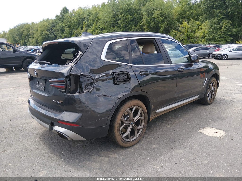 2022 BMW X3 XDRIVE30I photo 4