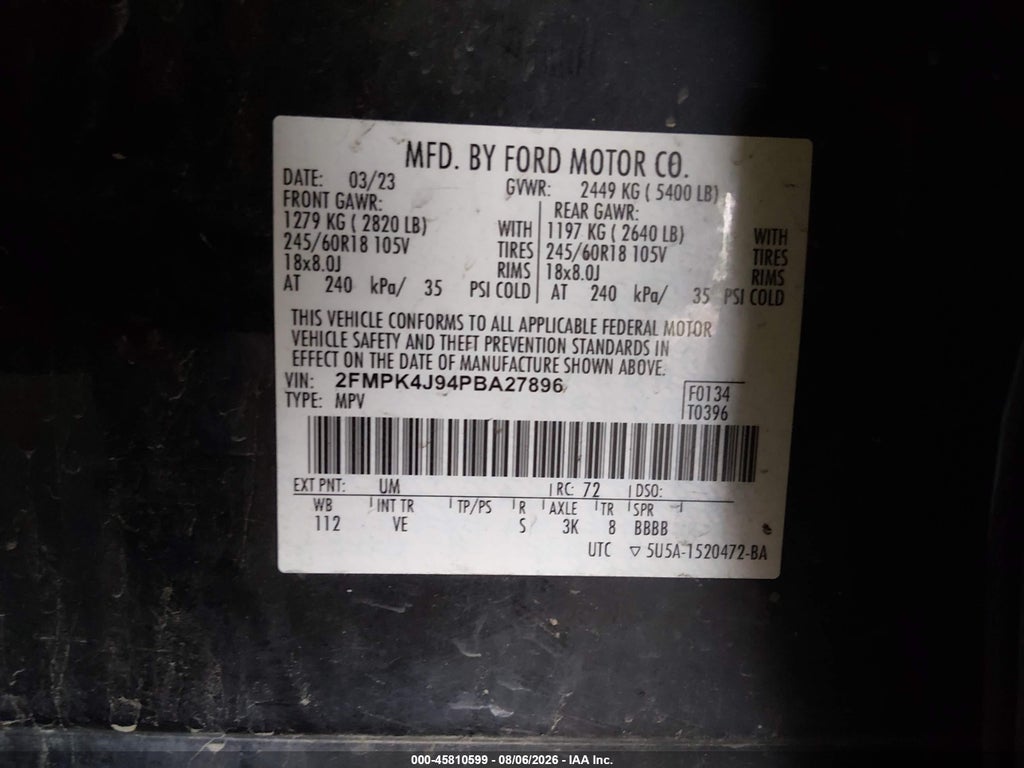 2023 Ford Edge SEL photo 9