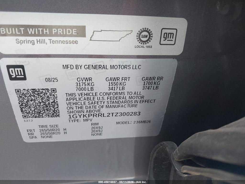 2026 Cadillac Lyriq Premium Luxury AWD photo 9