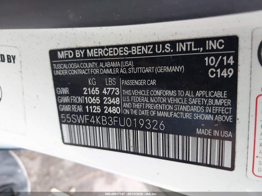 2015 Mercedes-Benz C 300 4MATIC photo 9