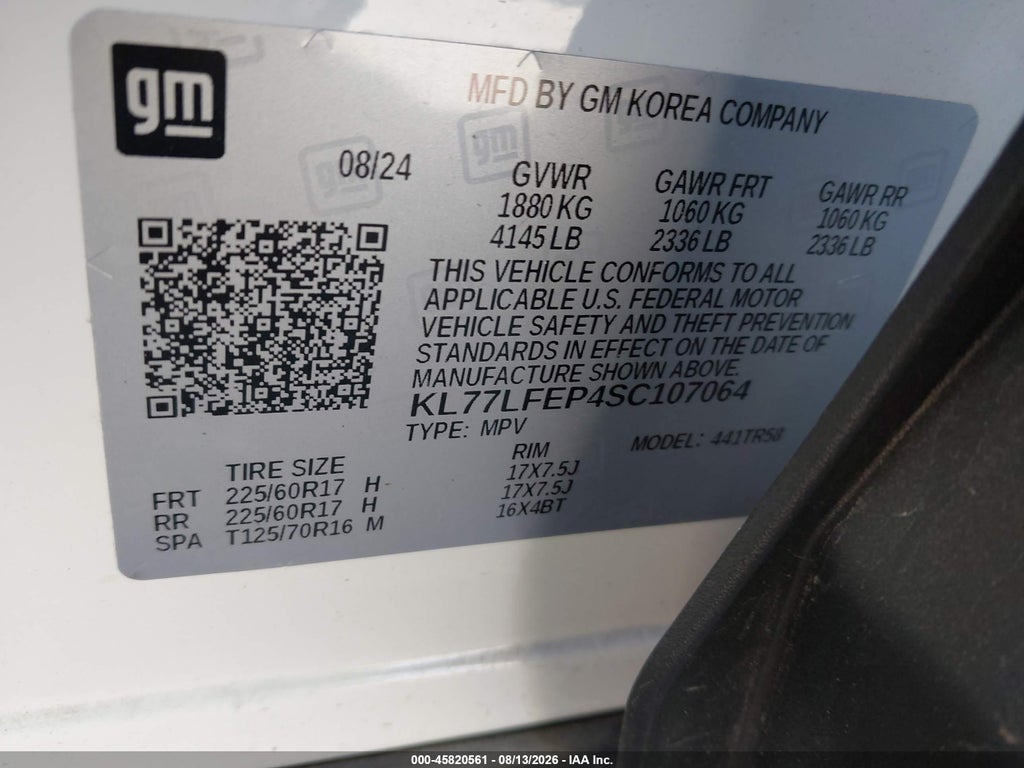 2025 Chevrolet Trax FWD LS photo 9
