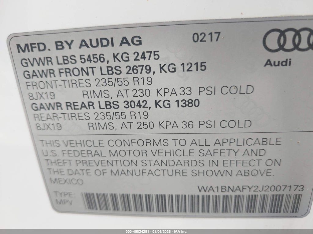 2018 Audi Q5 2.0T Premium/2.0T Tech Premium photo 9