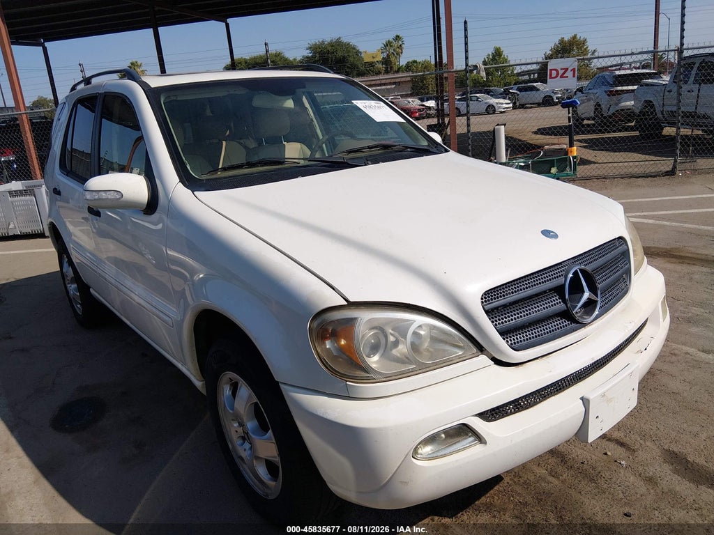 2002 MERCEDES-BENZ ML 320 4JGAB54E62A352171