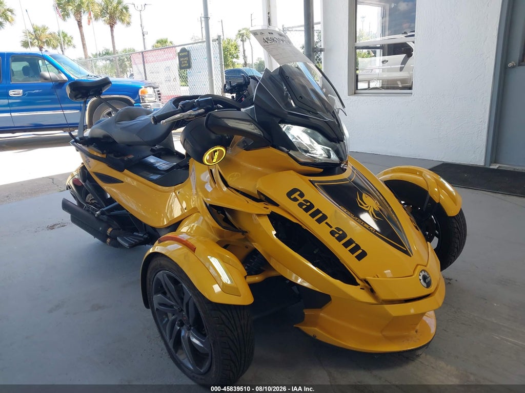 2013 CAN-AM SPYDER ROADSTER 2BXNCBC18DV000781