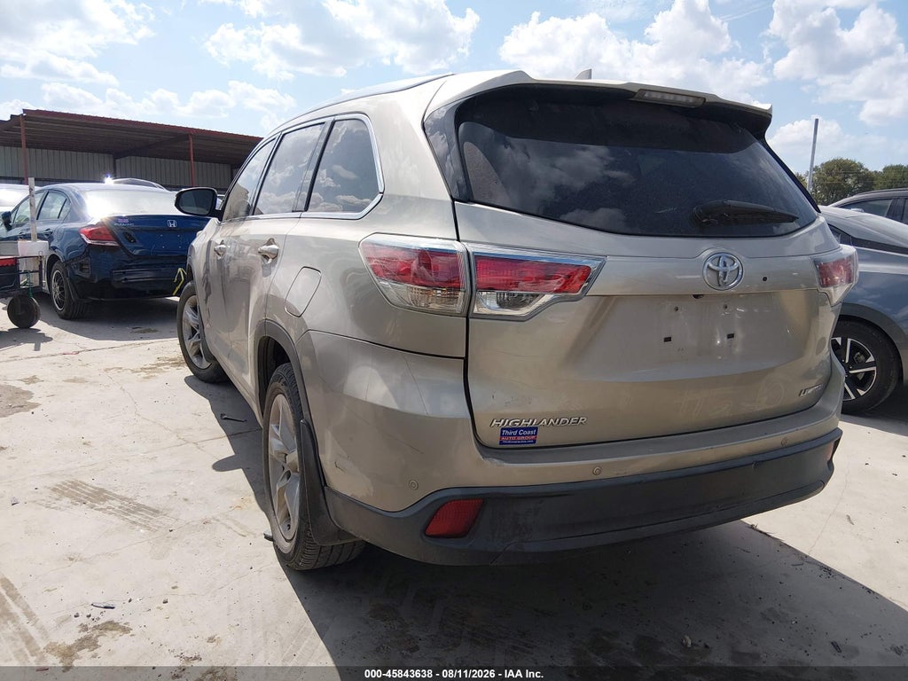 2015 Toyota Highlander Limited V6 photo 3