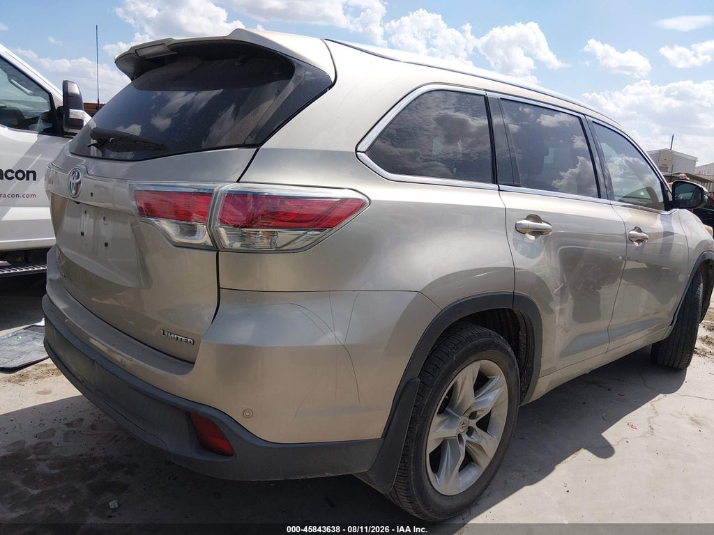 2015 Toyota Highlander Limited V6 photo 4