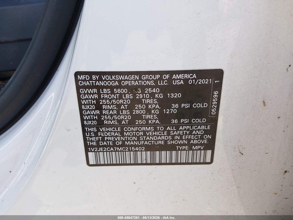 2021 Volkswagen Atlas Cross Sport 3.6L V6 SE W/Technology photo 9