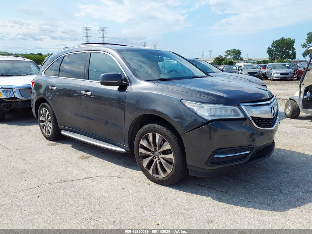 2014 ACURA MDX 5FRYD4H4XEB028806