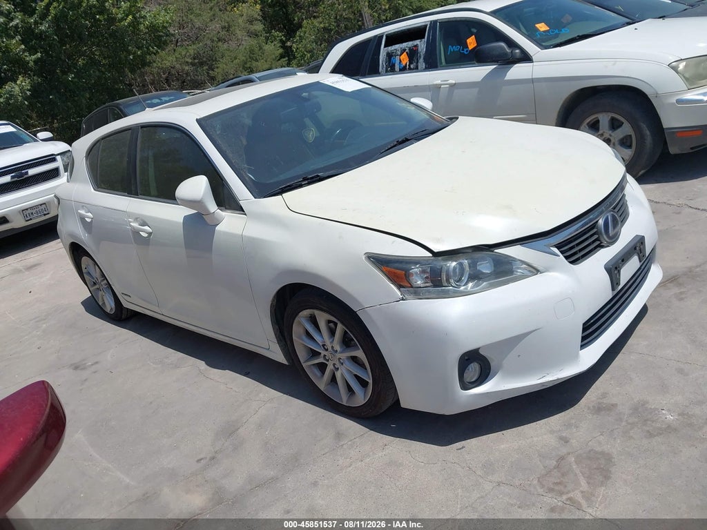 2012 LEXUS CT 200H JTHKD5BH8C2112002