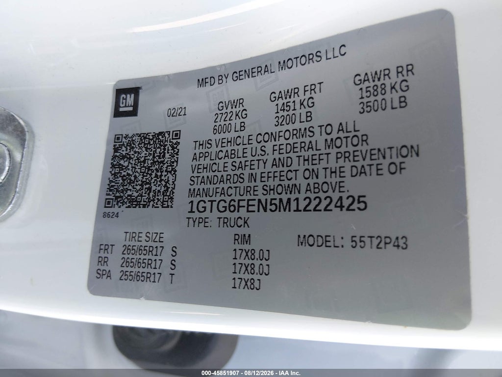 2021 GMC Canyon 4WD Short Box AT4 - Leather photo 9