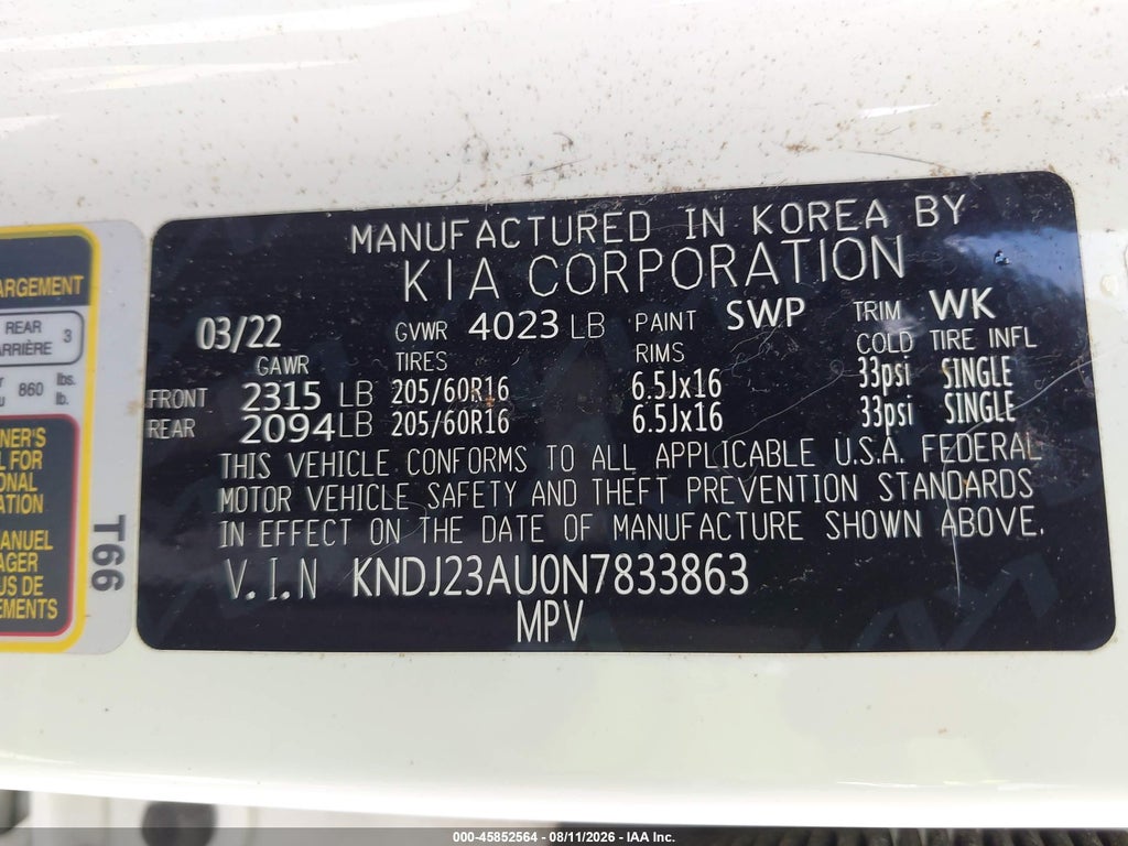 2022 Kia Soul LX photo 9