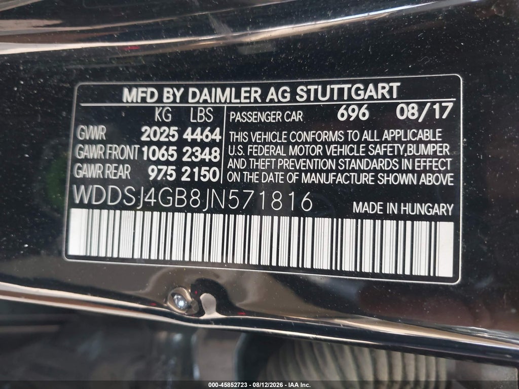 2018 Mercedes-Benz CLA 250 4MATIC photo 9