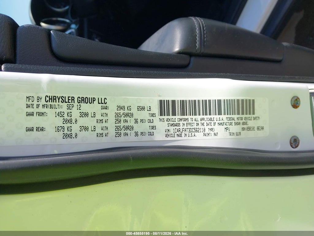 2013 Jeep Grand Cherokee Laredo Altitude photo 9