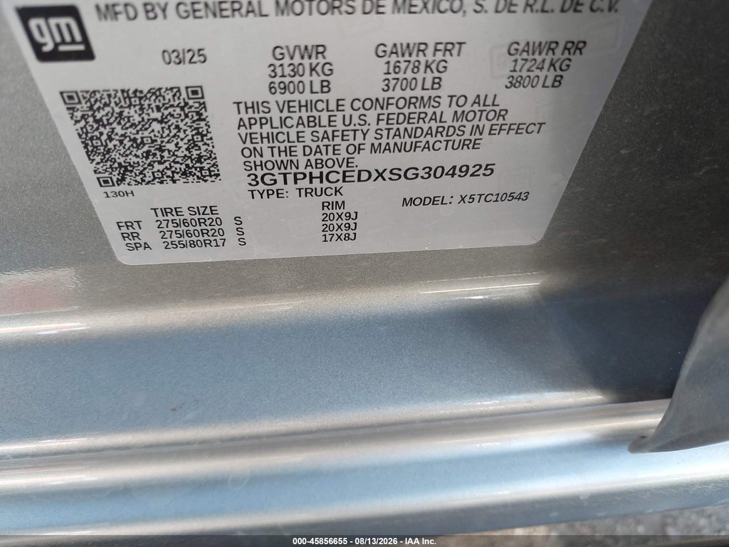 2025 GMC Sierra 1500 2WD Short Box Elevation photo 9