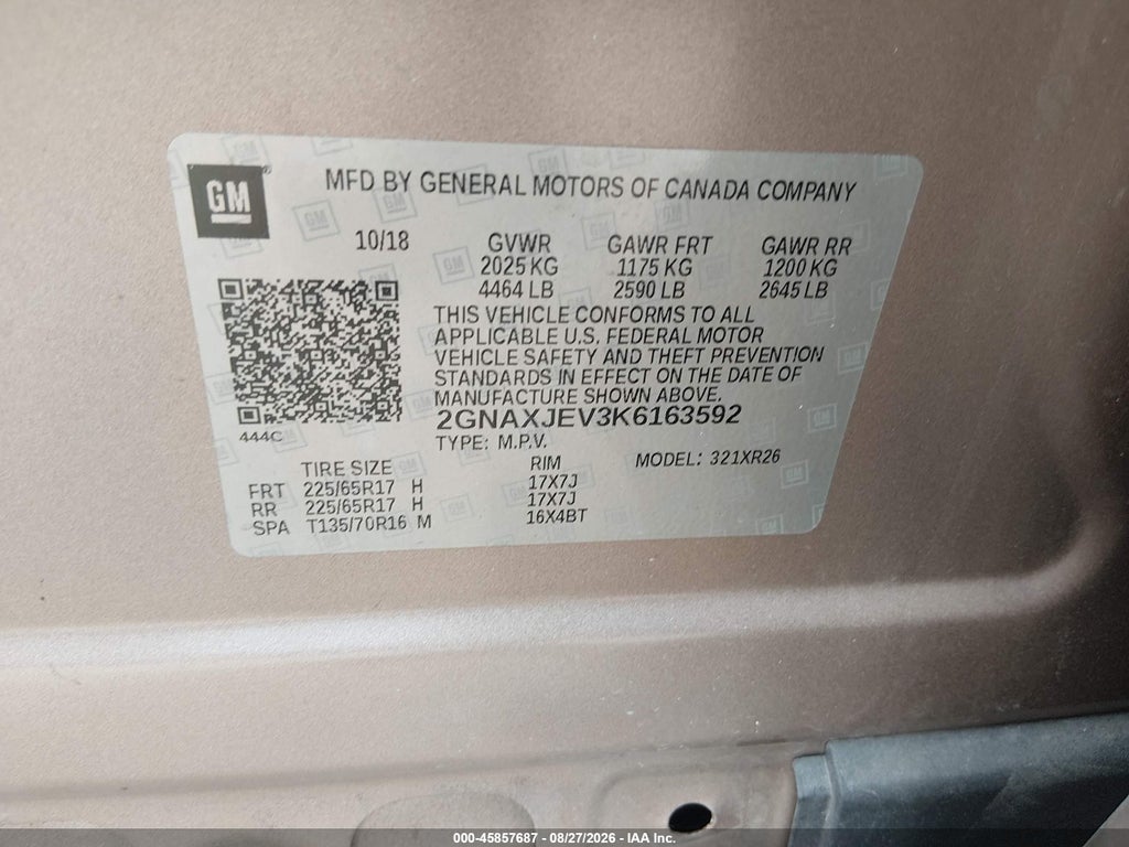 2019 Chevrolet Equinox LT photo 9