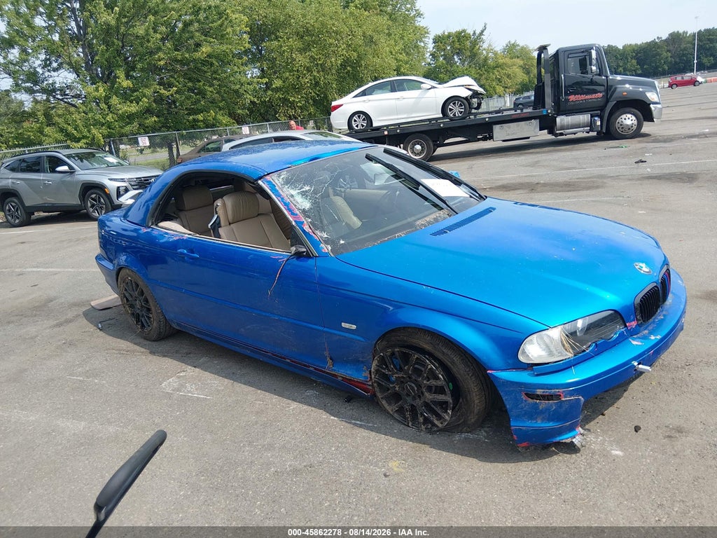 2001 BMW 325CI WBABS33401JY54398