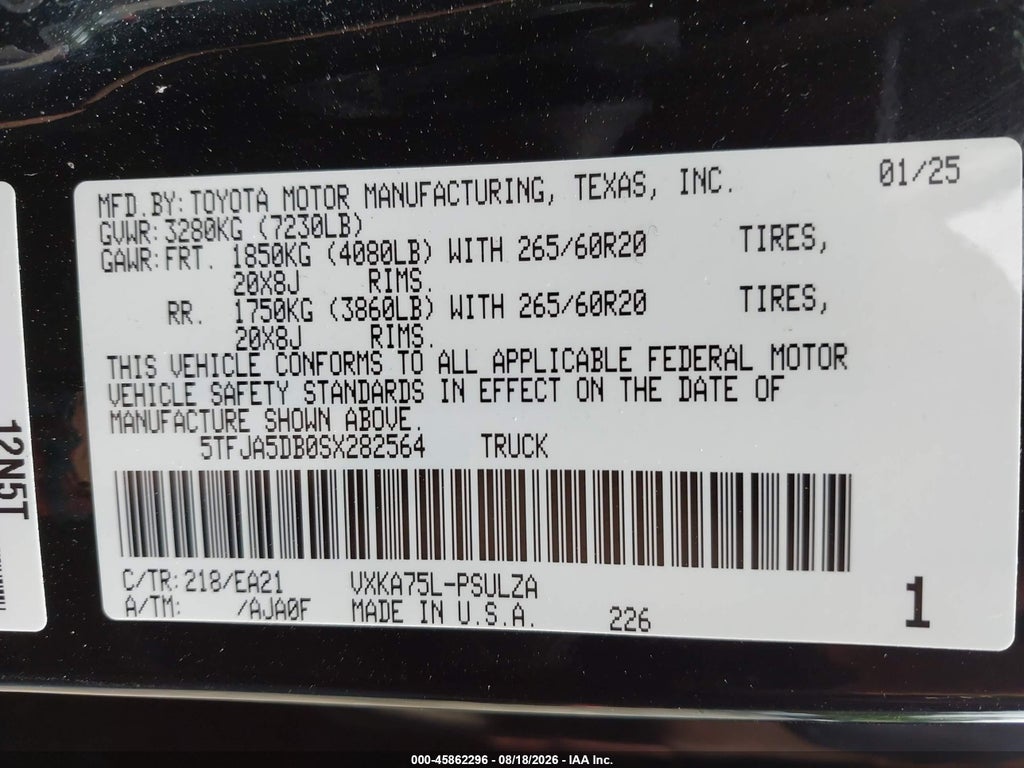 2025 Toyota Tundra Limited photo 9
