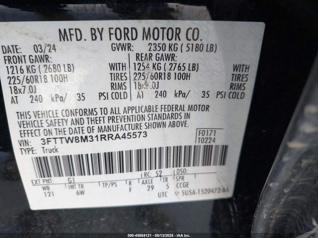 2024 Ford Maverick Lariat photo 9