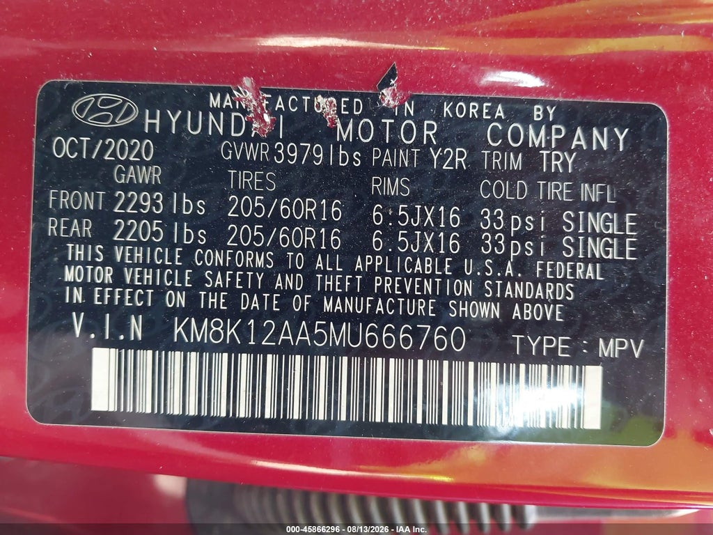 2021 Hyundai Kona SE photo 9