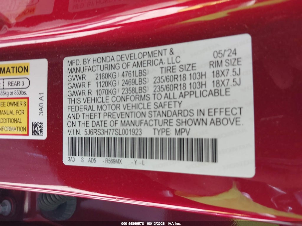 2025 Honda CR-V EX-L 2WD photo 9