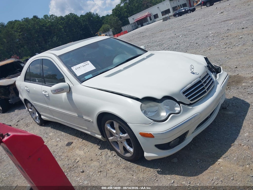 2007 MERCEDES-BENZ C 230 WDBRF52H07A936953