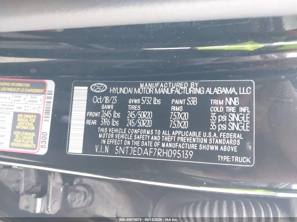 2024 Hyundai Santa Cruz Limited photo 9
