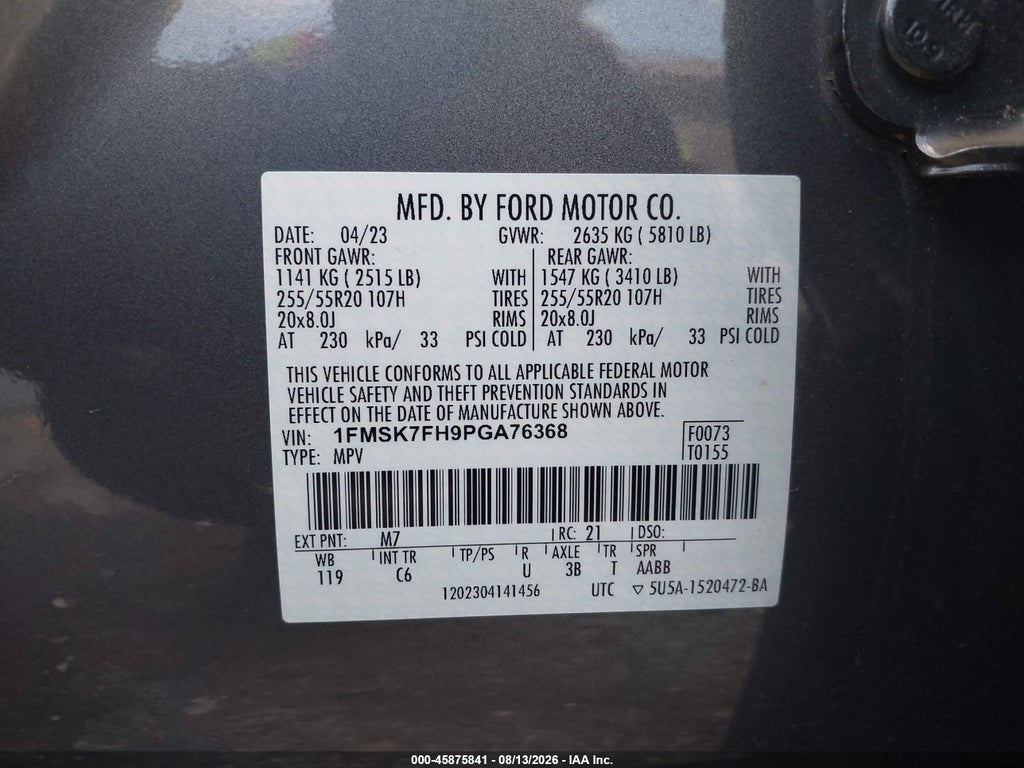 2023 Ford Explorer Limited photo 9