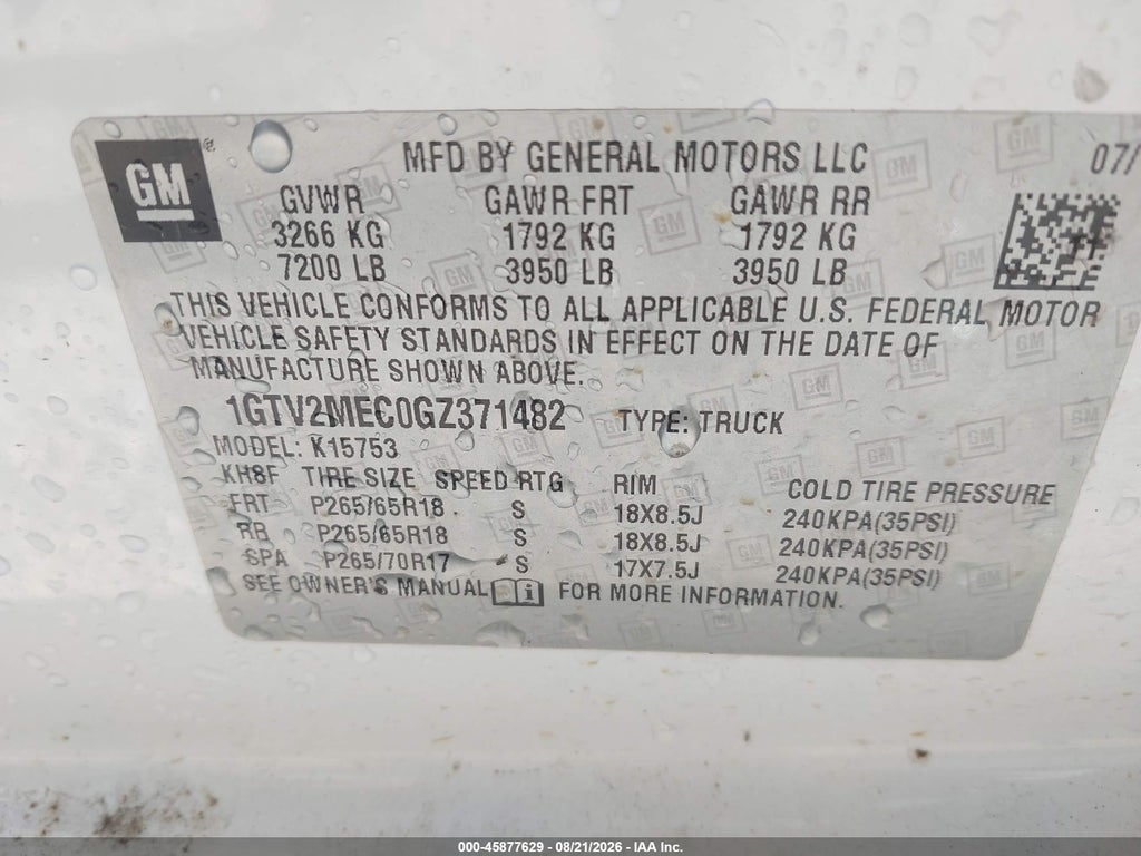 2016 GMC Sierra 1500 SLE photo 9