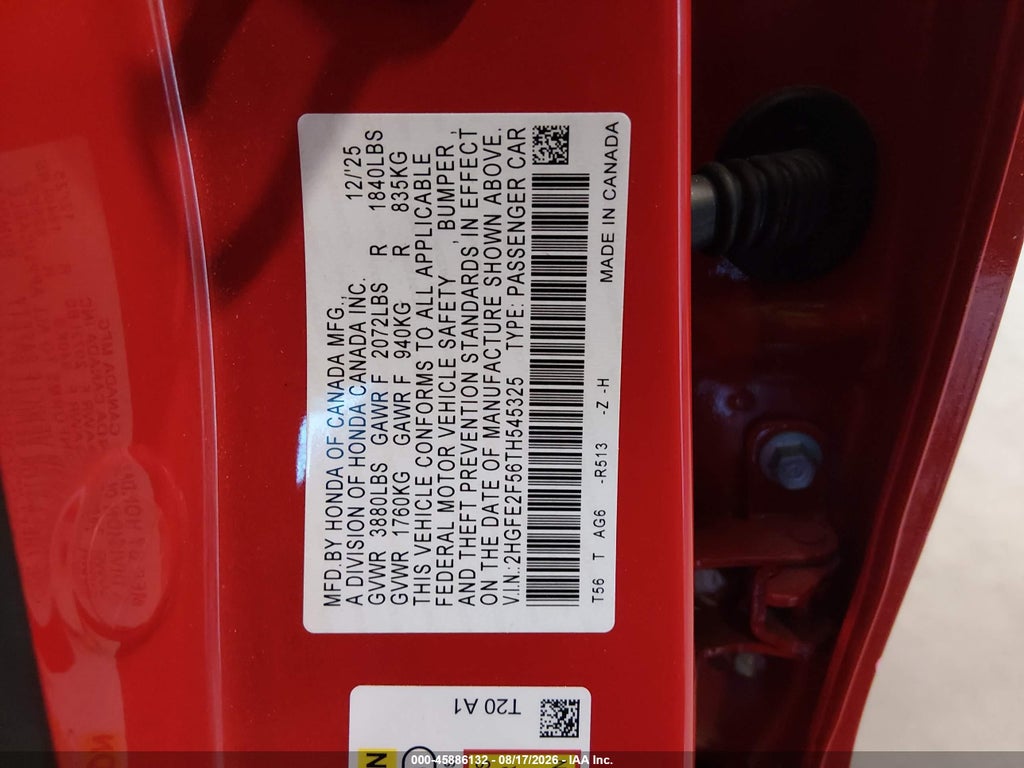 2026 Honda Civic Sport photo 9
