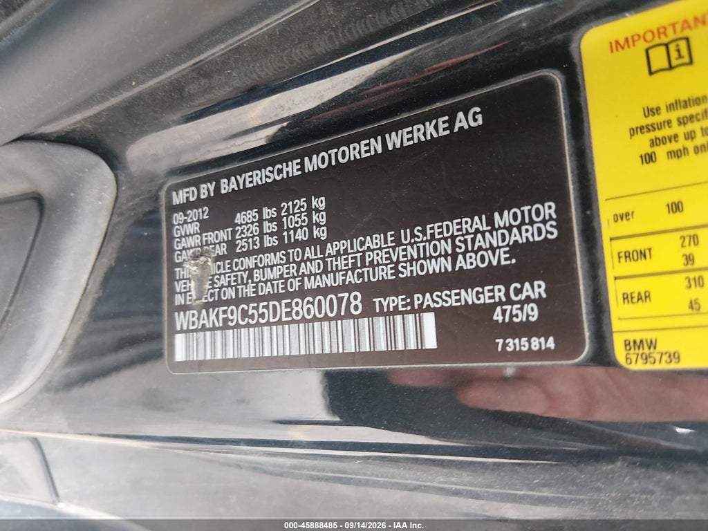 2013 BMW 335I Xdrive photo 9
