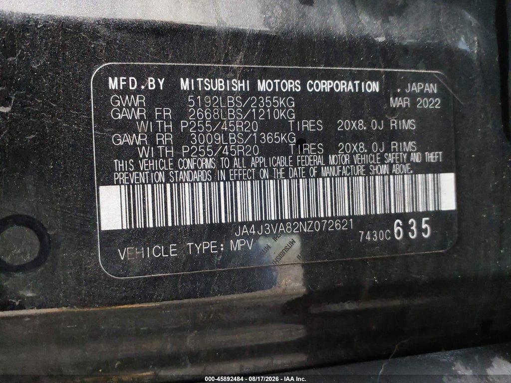 2022 Mitsubishi Outlander SEL Special Edition 2WD photo 9