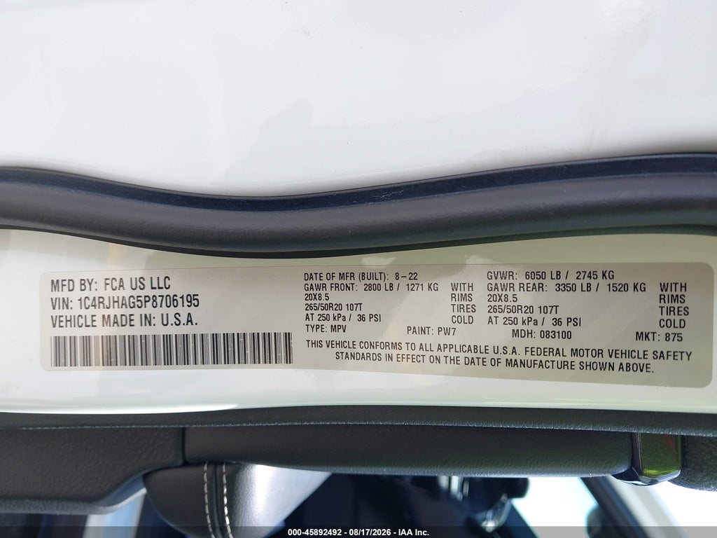 2023 Jeep Grand Cherokee Altitude 4X4 photo 9