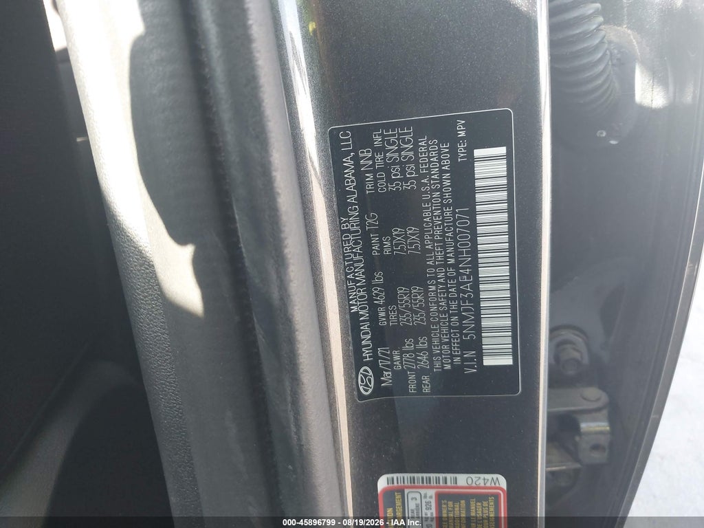 2022 Hyundai Tucson SEL photo 9