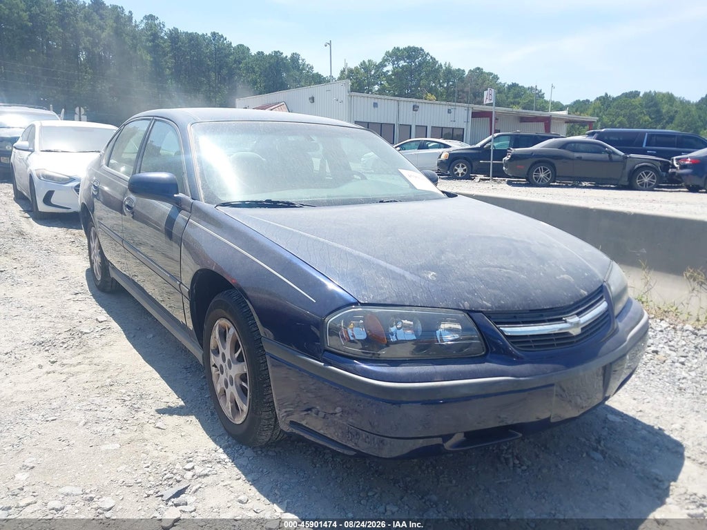 2001 CHEVROLET IMPALA 2G1WF52E819268566