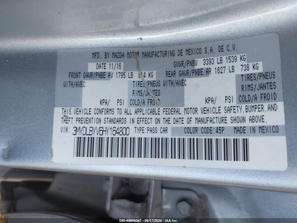 2017 Toyota Yaris IA photo 9