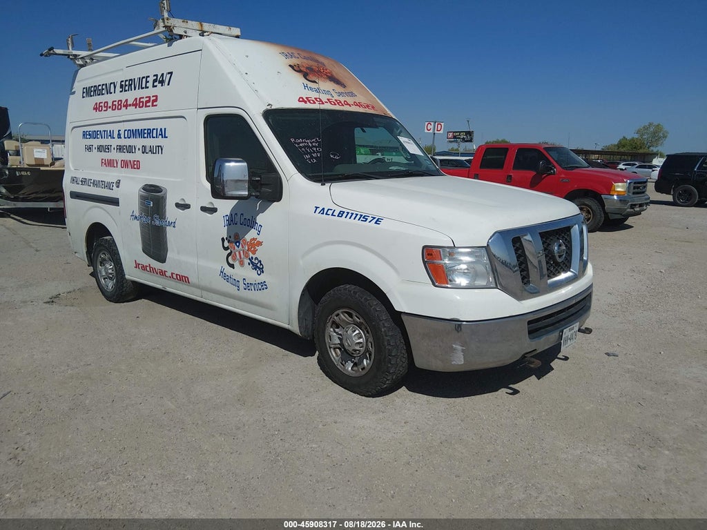 2013 NISSAN NV CARGO NV2500 HD 1N6AF0LY7DN107671
