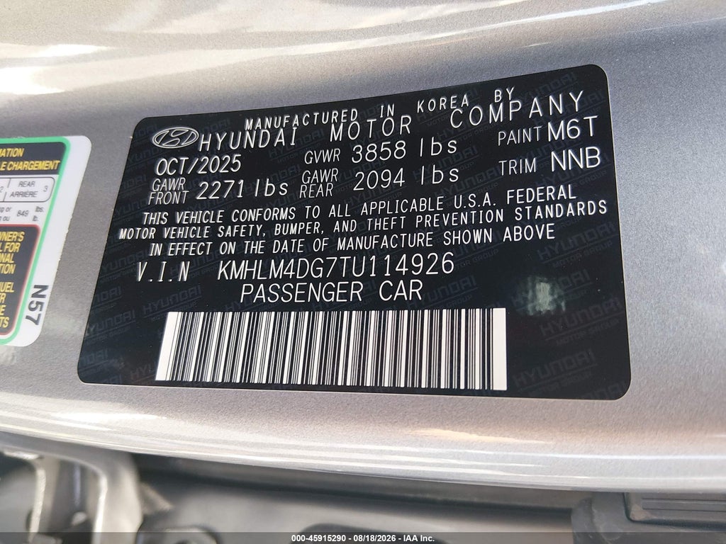 2026 Hyundai Elantra SEL Sport photo 9