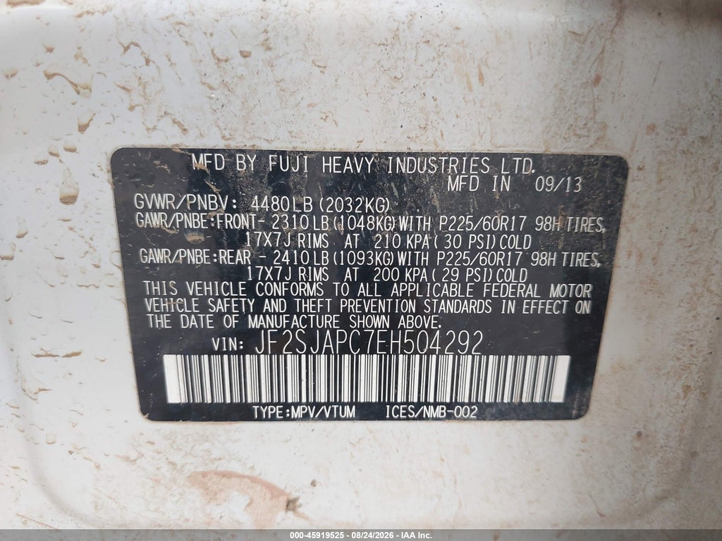 2014 Subaru Forester 2.5I Touring photo 9
