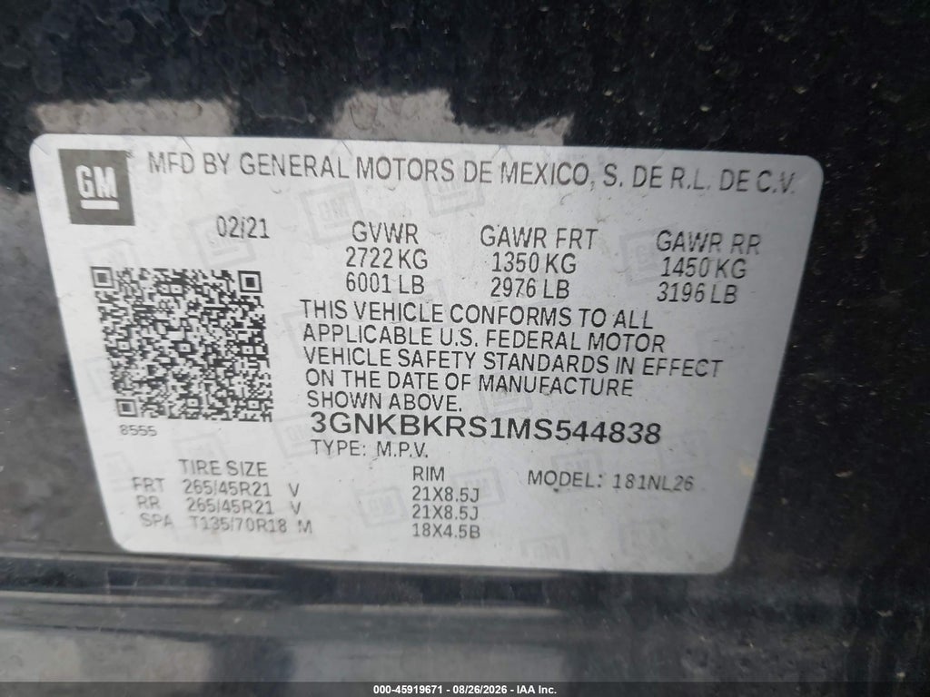 2021 Chevrolet Blazer AWD RS photo 9