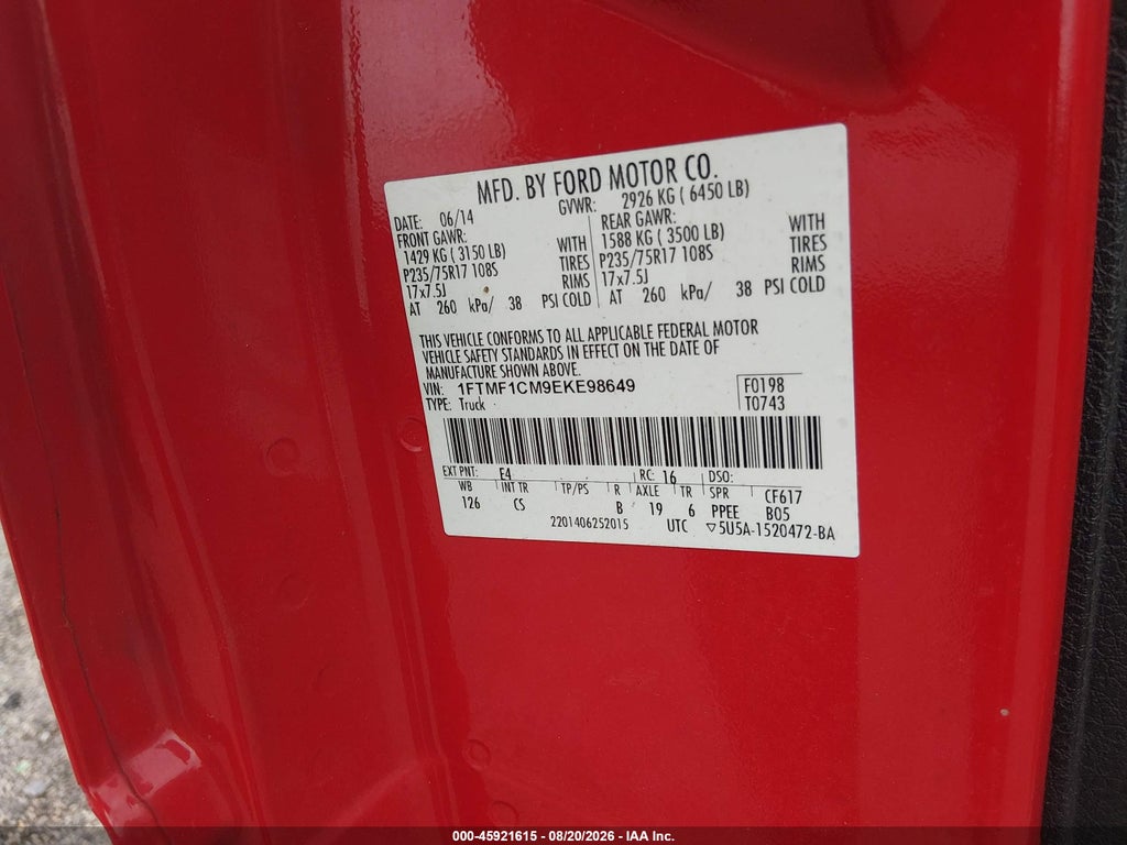 2014 Ford F-150 XL photo 9