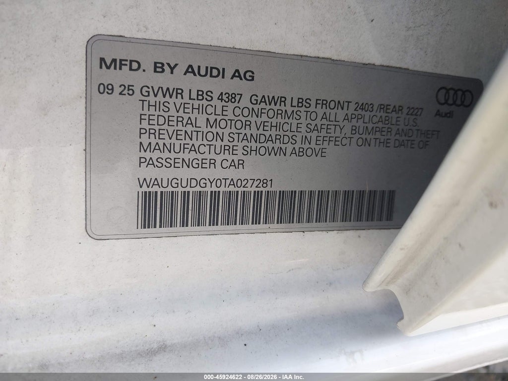 2026 Audi A3 Premium Plus 40 Tfsi Quattro S Tronic photo 9